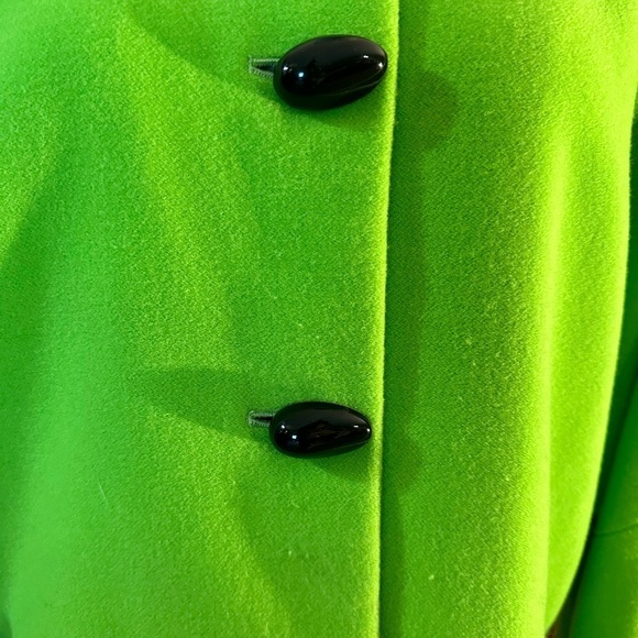 Vintage Oversized Lime Green Anne Klein cropped Jacket - Picture 4 of 7
